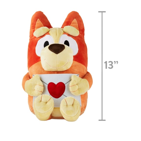 NWT🏷️ Set of 2 Bluey Bingo Valentines Day Plushes - Picture 6 of 7